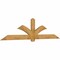 Ekena Millwork Redmond Rough Sawn Timber Gable Bracket, Western Red Cedar, 108"W x 27"H x 2"D x 6"F, 6/12 Pitch GBW108X27X0206RED00RWR - alternate 3